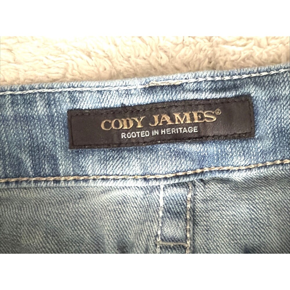 Cody James Jeans Size 34x30 Relaxed Boot Duke Mens Denim Blue - Picture 3 of 12